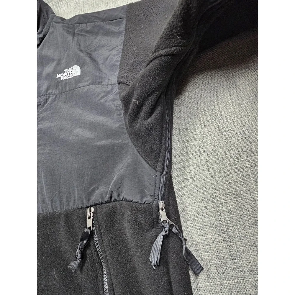 The North Face Jacket Mens XL Black Fleece Denali Windbreaker Zip Pockets